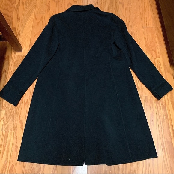 Women’s 4 Linda Allard Ellen Tracy 100% Wool Buttonless Open Front Jacket Coat - Picture 5 of 11